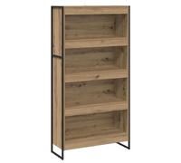 Vidaxl Bibliothèque 2 Pcs Chêne Artisan 80 X 30 X 155 Cm