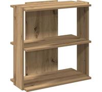 vidaXL Bibliothèque 3 étagères Chêne Artisan 60x30x60 cm Bois composite