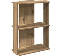vidaXL Bibliothèque 3 étagères Chêne Artisan 60x30x80 cm Bois composite