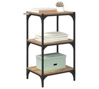 Vidaxl Bibliothèque Chêne Artisanal 40 X 33 X 71 Cm Bois D'ingénierie