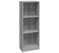 vidaXL Bibliothèque 3 Niveaux Sonoma Gris 40x24x109 cm