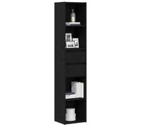 vidaXL Bibliothèque modulable Noir chêne 36x30x171 cm Bois d'ingénierie