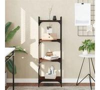 VidaXL Bibliothèque 4 niveaux chêne marron 40x30x120cm bois ingénierie 837636 Marron G