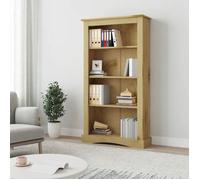 vidaXL Bibliothèque Corona 4 niveaux – Pin mexicain – 80x29x150 cm
