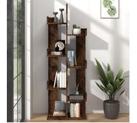 vidaXL Bibliothèque 48x25,5x140 cm Chêne fumé Bois d'ingénierie 816005