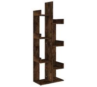 Vidaxl Bibliothèque 48x25,5x140 Cm Chêne Fumé Bois D'ingénierie Multicolore