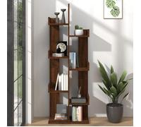 vidaXL Bibliothèque 48x25,5x140 cm Chêne marron Bois d'ingénierie 816007