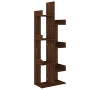 Vidaxl Bibliothèque 48x25,5x140 Cm Chêne Marron Bois D'ingénierie Multicolore