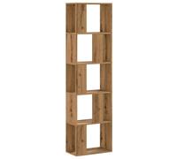 vidaXL Bibliothèque 5 étagères Chêne Artisan 45x23,5x162,5 Bois composite