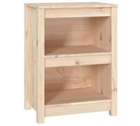 Vidaxl Bibliothèque 50x35x68 Cm Bois De Pin Massif Marron