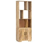 vidaXL Bibliothèque 60x35x180 cm en bois de manguier solide Brun G