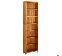 vidaXL Bibliothèque 7 niveaux 60 x 22 x 200 cm en bois de chêne massif