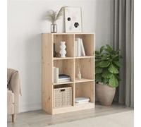 Bibliothèque 70x33x110 cm bois massif de pin, étagère, étagère à livres, support de livres, armoire de rangement, porte-livres