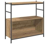 vidaXL Bibliothèque 80 x 30 x 78,5 cm Chêne Artisan Bois d'Ingénierie Unité de Rangement Contemporaine pour Bureau à Domicile, Salon Étagère Autonome Intérieure, Décor, Affichage, Organisation