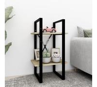 Bibliothèque à 2 niveaux chêne sonoma bois d ingénierie chêne sonoma G