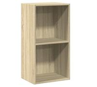 Bibliothèque à 2 niveaux Chêne sonoma 40x30x76,5 cm Aggloméré