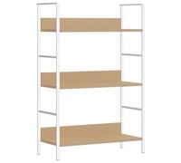 vidaXL Bibliothèque à 3 Niveaux chêne 60x27,6x90,5cm Bois d'ingénierie