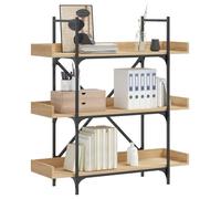 vidaXL Bibliothèque à 3 niveaux chêne sonoma 100x33x108,5 cm 837688