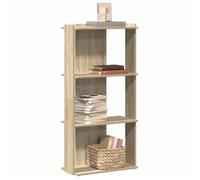 vidaXL Bibliothèque à 3 niveaux 60x30x120 cm Chêne Sonoma G