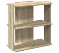 vidaXL Bibliothèque à 3 niveaux Chêne Sonoma 60×30×60 cm – étagère de rangement