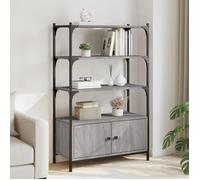 vidaXL Bibliothèque à 3 niveaux sonoma gris 70x30x109,5 cm 838996