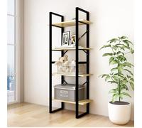 vidaXL Bibliothèque à 4 niveaux 60x30x140 cm Bois de pin massif