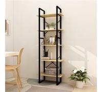 vidaXL Bibliothèque à 5 niveaux 60x30x175 cm Bois de pin3081983 Brun G