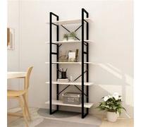 vidaXL Bibliothèque à 5 niveaux Blanc 80x30x175 cm Bois de pin3081994 Blanc G