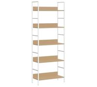 vidaXL Bibliothèque à 5 niveaux Chêne 60x27,6x158,5 cm Aggloméré