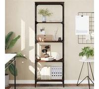 VidaXL Bibliothèque à 5 niveaux chêne marron 59x35x171 cm 837626 Marron G