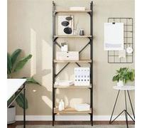 Bibliothèque à 5 niveaux chêne sonoma 56x31,5x174 cm 833344