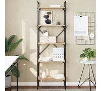 Vidaxl Bibliothèque À 5 Niveaux Chêne Sonoma 56x31,5x174 Cm Multicolore