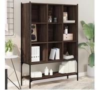 vidaXL Bibliothèque 9 compartiments 102×30×141,5 cm chêne marron bois d'ingénierie