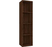 vidaXL Bibliothèque/armoire TV marron imitation chêne 36x30x143 cm
