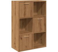 vidaXL Bibliothèque Artisan-Chêne 60,5x30x90 cm Matériau dérivé du bois