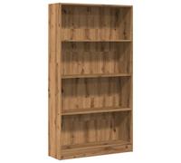 vidaXL Bibliothèque Artisan-Chêne 80x24x143 cm Bois composite