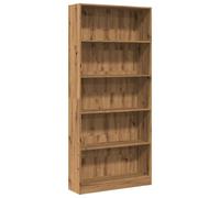 vidaXL Bibliothèque Artisan-Chêne 80x24x176 cm Bois composite
