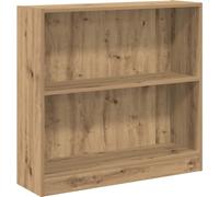 vidaXL Bibliothèque Artisan-Chêne 80x24x76cm Bois composite