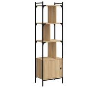 vidaXL Bibliothèque avec porte chêne sonoma 44,5x30x154,5 cm 833354