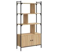 vidaXL Bibliothèque avec portes Chêne Sonoma 76,5x30x154,5 cm 833349