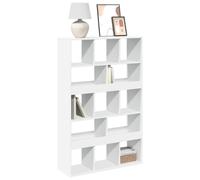 Vidaxl Bibliothèque Blanc 100x33x156,5 Cm Bois D'ingénierie Multicolore