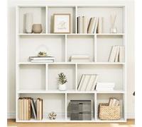 vidaXL Bibliothèque 132 x 29 x 141,5 cm Bois d'ingénierie blanc