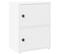 vidaXL Bibliothèque Blanc 40x24x52 cm Bois d'ingénierie, étagère à Livres, Support de Rangement, Support à Livres, Armoire de Rangement