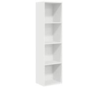 vidaXL Bibliothèque 40x30x152 cm – Bois d'ingénierie – Blanc