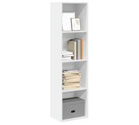 vidaXL Bibliothèque 40x30x152 cm – Bois d'ingénierie – Blanc