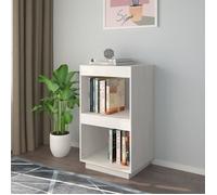 vidaXL Bibliothèque Blanc 40x35x71 cm Bois de pin massif