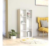 vidaXL Bibliothèque 801107 Blanc 50x25x106 cm Bois d'ingénierie