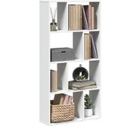 vidaXL Bibliothèque en bois d'ingénierie Blanc 60 x 20 x 120,5 cm