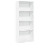 vidaXL Bibliothèque Bois d'ingénierie 60x24x143 cm Blanc