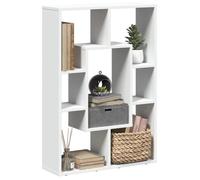 vidaXL Bibliothèque Bois d'ingénierie 63x20x90 cm Blanc 858138